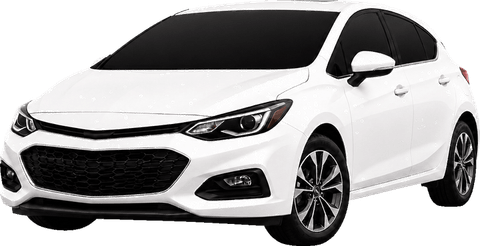 Carro hatch branco para ate 3 passageiros
